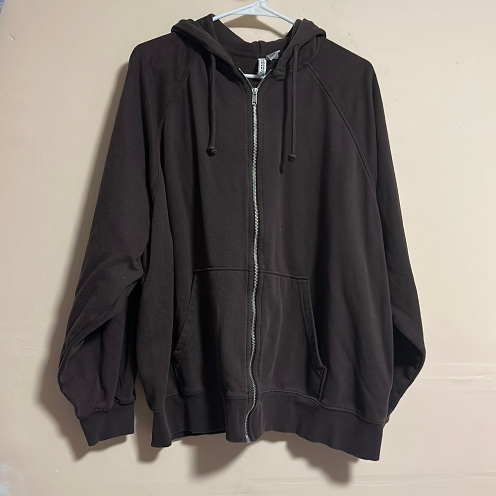 CUTE Hooded Zip Up Sweater